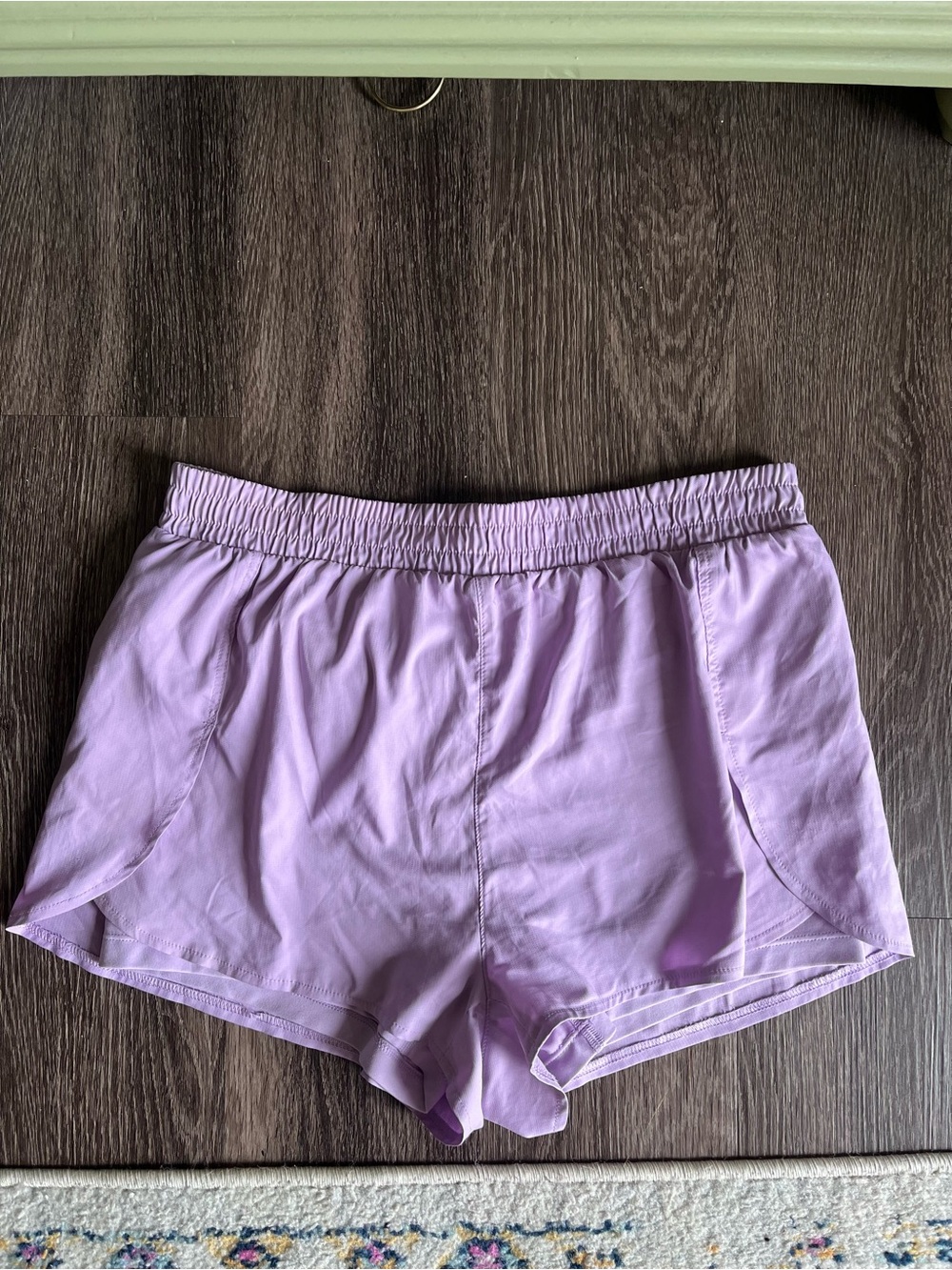 Girlfriend Collective Lavender Trail Running Shorts